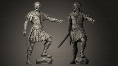 Statues of famous people (STKC_0011) 3D model for CNC machine